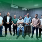Deuzimar Hilston e diretoria do Republicanos em entrevista na rádio Amazônia FM.