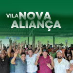 Prefeito Valdir Lemes, Hugo e Deuzimar comemoram vitória em churrasco na Vila Nova Aliança