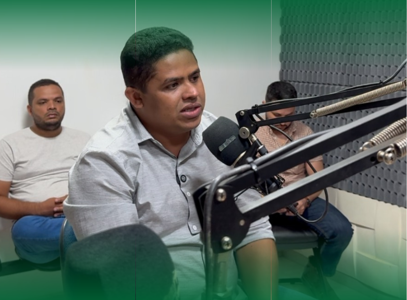 Deuzimar hilston em discurso na entrevista